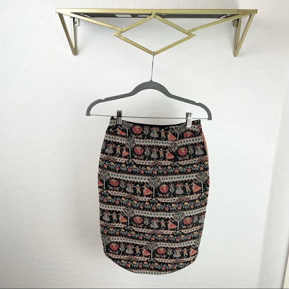 BABYGHOST Grandma Tapestry Revenge Skirt 0/XS - Picture 2 of 16